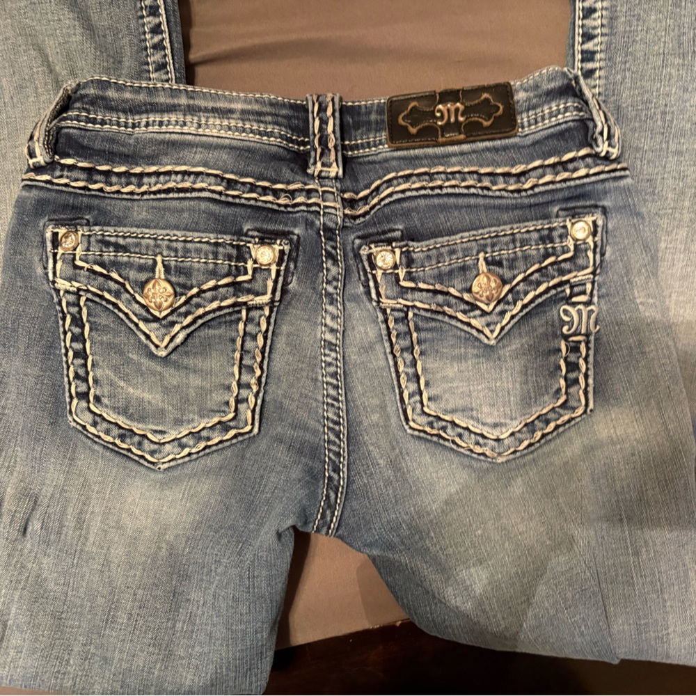 Miss Me Light Blue Boot Cut Jeans
